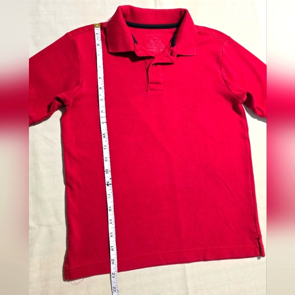 Nautica Classic Red Kids Polo Shirt - Picture 4 of 7